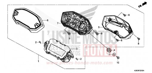COMPTEUR MSX125E de 2014